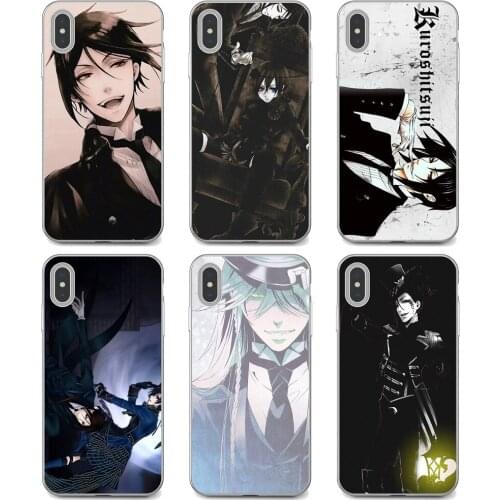 Soft Covers For Samsung Galaxy A9 A8 Star Lite A3 A5 A7 A6 Plus 2018 2015 2016 2017 JP-Anime-Black-Butler-Kuroshitsuji