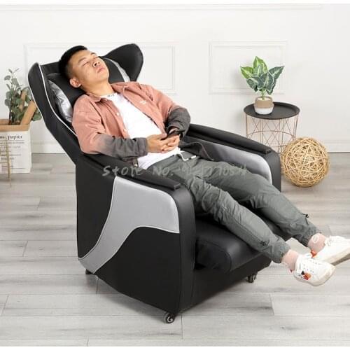 New Internet cafe sofa E-sports game hall table and chair single integrated reclining cockpit lazy home Internet cafe computer