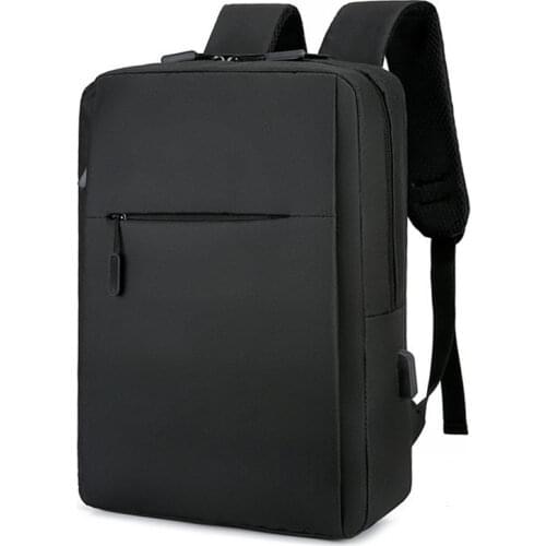 Men Computer Backpack Travel Business Trip Laptop USB Charging Interface Outside Bag Unisex Daypacks Male Leisure Large Capacity