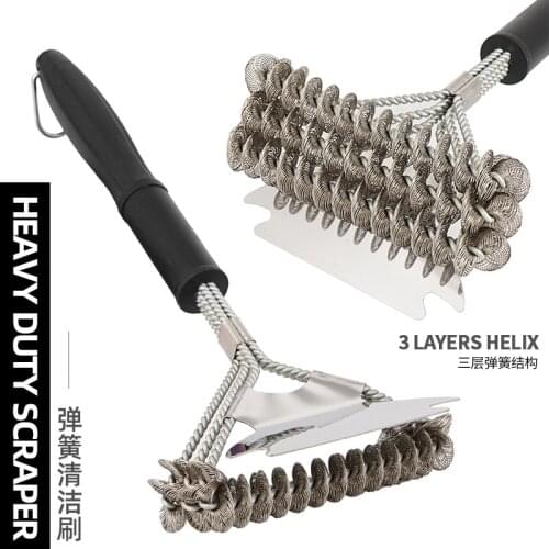 Grill Brush and Scraper Grill Cleaning BBQ Cleaner for All Grill Types, Including Weber, Ideal Barbecue Accessories