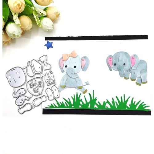Julyarts Calf Elephant Dies Scrapbooking Nouveau Arrivage 2021 Mold Craft Scrapbook Paper Craft Knife Mould Blade Punch Stencil