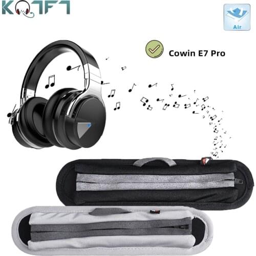 KQTFT Replacement Headband for Cowin E7 Pro E-7 Headset Bumper Earpads Parts Earmuff Cover Cushion Cups Sleeve