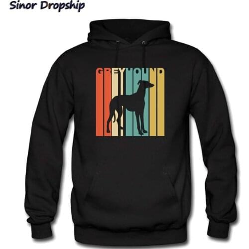 Mens Hoodies Colorful Greyhound Dog Hooded Mantle Greyhound Sweatshirt Men Sudaderas Para Hombre Outdoor Tracksuit Pullover
