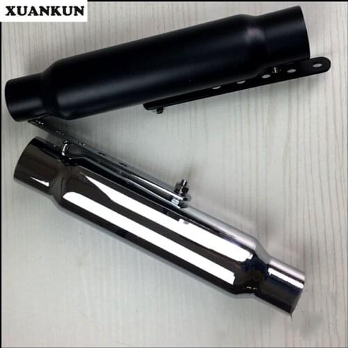 XUANKUN Retro Motorcycle Modified Exhaust Pipe Tail Section Rear Row Of Muffler