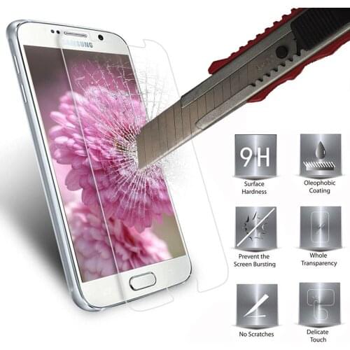 9H Tempered glass for Samsung Galaxy Note 2 note 3 note 4 note 5 kilifi note2 note3 note4 note5 screen protector film cover case