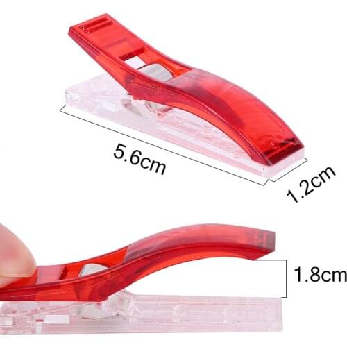 10/20PCS Sewing Clips Plastic Clamps Quilting Crafting Crocheting Knitting Safety Clips Assorted Colors Binding Clips Paper