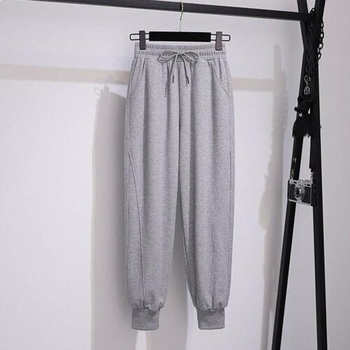 155Kg Plus Size Womens Ttrousers Autumn High Waist Casual Pants 5XL 6XL 7XL 8XL 9XL 10XL Loose Elastic Waist Sports Pants