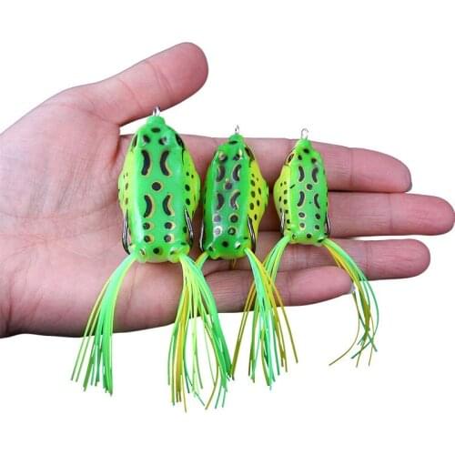 1pcs Topwater Fishing Lure Frog Black Fish Simulation Luya Soft Fake Bait Bionic Lure Steel Hook 3D Eyes Fishing Accessories