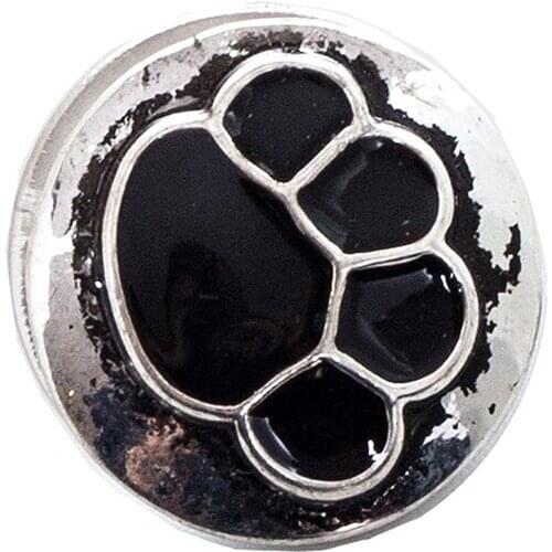 18MM wrap snaps buttons charm Single molding Jewelry with rhinestone metal snaps button fit ginger snaps bracelet MB18-2-1