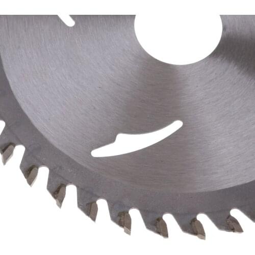 4'' 40-Tooth General Purpose Carbide Alloy Saw Blade Anti-Corrosive Coating Silver For Cutting Cement PVC Pipe Tool Duralbe