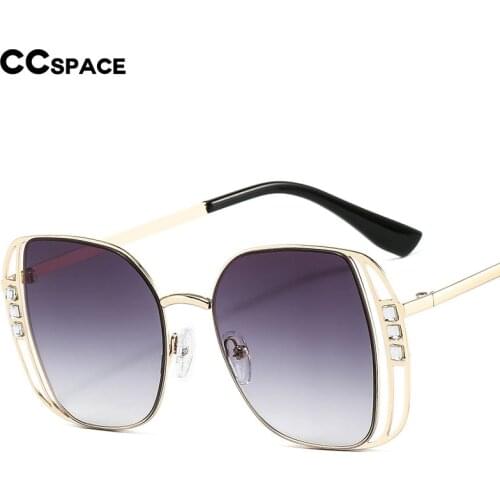 46569 Diamond Hollow Sunglasses Luxury Women Fashion Shades UV400 Vintage Glasses
