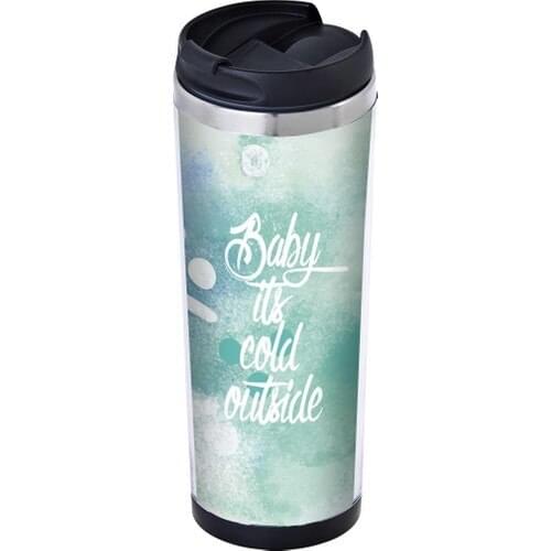 Allmug In Steel Thermos Baby İts Cold Outside Mug