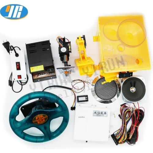 Arcde game PCB board 31 in 1 racing car machine FIRE CAR video game board with steering wheel for Diy Childrens game machine