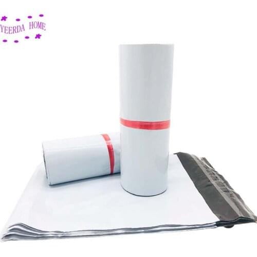 White Self-seal Adhesive Courier bags 100PCS/LOT Storage Bags Plastic Poly Envelope Mailer Postal Shipping Mailing Bags Mail bag