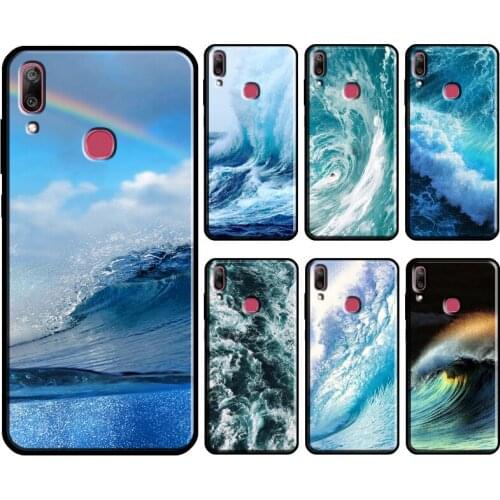Blue Sea Ocean Waves Phone Case For Huawei Y9S Y7A Y5P Y6P 2020 Y5 2017 Y6 Y7 Prime 2018 2019 Nova 2 5T Coque