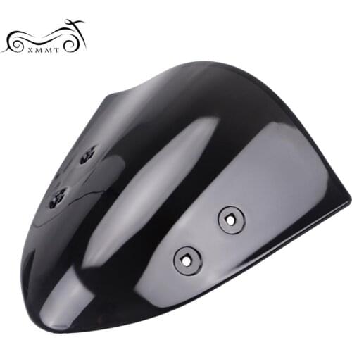 Black Motorcycle Windscreen Windshield Flyscreen Deflector Protector For Kawasaki ER-6N ER6N 2012 2013 2014