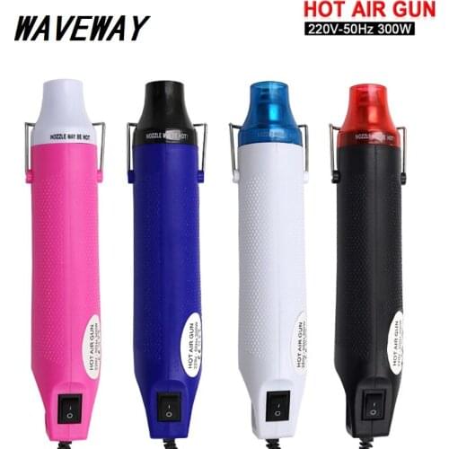 DIY Using 110V Heat Gun Electric Power tool hot air 300W Temperature Gun with Supporting Seat Shrink Plastic DIY Tool