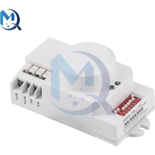 AC85-250V TDL-1918 5.8G Microwave Radar Sensor Switch Fully Automatic Induction Microwave Detector Radar Switch