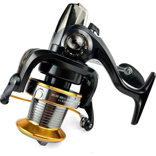 Spinning Reel Aluminum Spool 12+1BBs Saltwater Wheel Carp Fishing Reels Carretilha 3000 - 9000