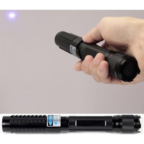 Hunting Powerful laser burning Blue Laser Pointer Pen Continuous Line 5000 Meters Flashlight with Laser Head Hunting accessories