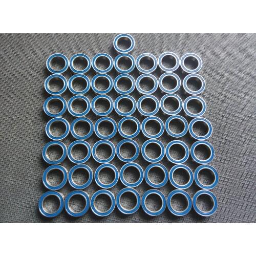 Free shipping 50PCS 15x21x4 61702 2RS ABEC3 15X21X4mm Model bearing motor bearing