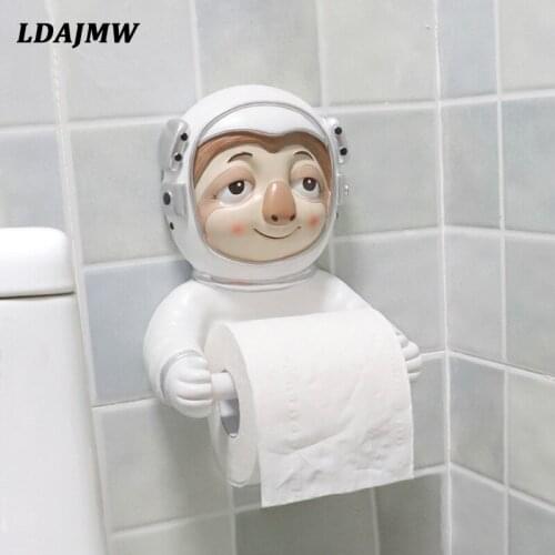 Cartoon Towel Rack To Avoid Punching Toilet Paper Holder Roll Paper Holder Paper Towel Holder Home Decoration Storage Rack