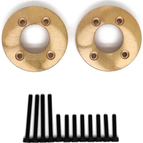 2021 New Wheel Rim Counterweight for YK4102 YK4103 YK4082 Brass Alloy Wheel Upgrade Props Set Durable RC Crawler Car Parts