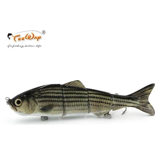 New Product Fishing Lure 4 Segment Swimbait Crankbait Hard Bait Slow 35g 15cm Fishing hook Fishing Tackle FL4-LM09