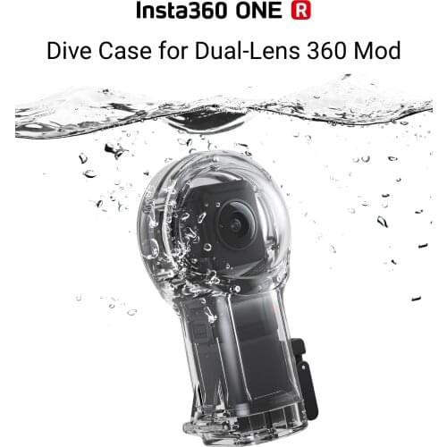 Original Insta360 ONE R Dive case Vertical Battery Base with Vertical Bumper Case for Insta360 One R 360 Mod