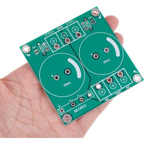 25A Single AC-DC Audio Amplifier Rectifier Filter Power Supply Board Bare Pcb