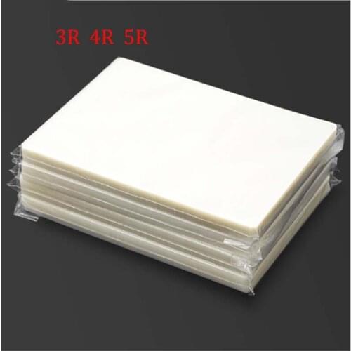 100 Sheets 3R 4R 5R 5 70mic Laminating Film 160x110mm Laminator Flim PET+EVA Material 100Pcs/Pack for Photo/Files/Card/Picture
