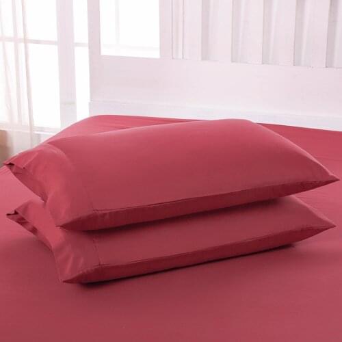 Light Luxury Pillowcase Pure Color Simple Style Pillow Covers 2 Pieces Set Queen King Size Bedding Set 50*76 Dakimakura Cover