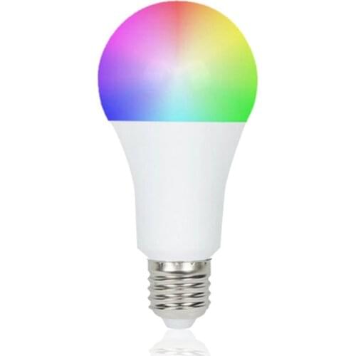 Wifi Smart Bulb Alexa Voice Control Dimming Color Graffiti Compatible with App Control Google Home Light