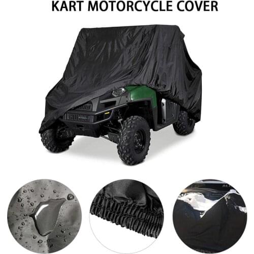 Universal 190T Waterproof Cover Motorcycle Covers Vehicle Scooter Kart Covers Anti-aging