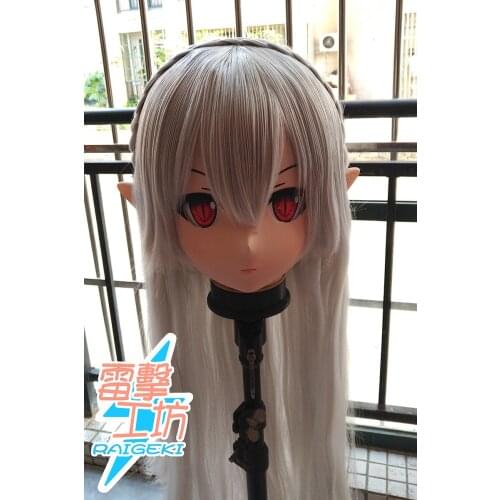 X-KM164)Quality Handmade Female/Girl Resin Japanese Cartoon Character Animego Cosplay Kigurumi Mask Crossdresser