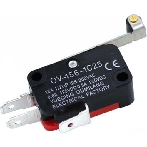 1PCS V-156-1C25 15A The micro switch, Push Button SPDT Momentary Snap Action Limit switch, travel switch