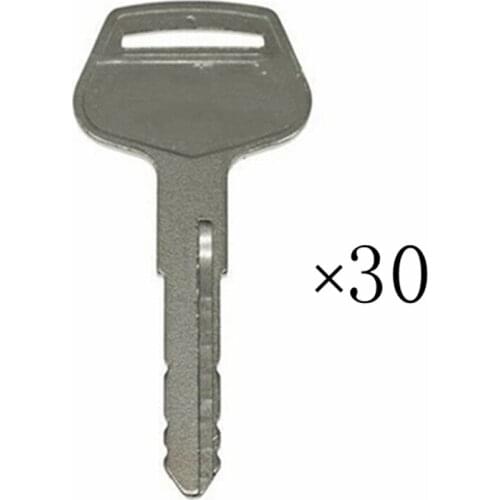 30pc key 256255 PC-7 copper key For Komatsu ignition key excavator -7 special key
