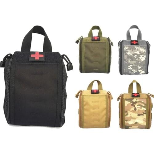 CQC Outdoor First Aid Kit EMT Molle Tactical Medical Pouch Military Emergency Survival IFAK Bag EDC Hunting Waist Pack
