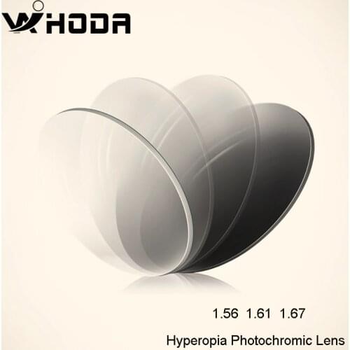 1.56 1.61 1.67 Aspheric Anti blue ray Photochromic Grey Hyperopia Series Prescription Resin Glasses Lenses Presbyopia Glass Lens