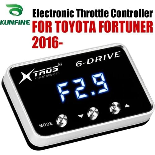 Car Electronic Throttle Controller Racing Accelerator Potent Booster For TOYOTA FORTUNER 2016-2019 Tuning Parts Accessory
