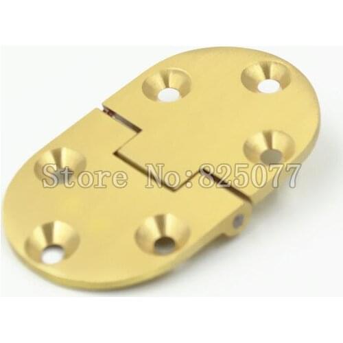 Free Shipping Solid Brass Butler Tray Hinge Round Edge 2-1/2"x1-1/2" - with Screws CP512