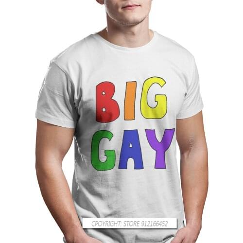 Gay Lesbian Homosexual LGBT Pride Month Parades Mens TShirt Big Vegan Fashion T Shirt Harajuku Streetwear New Trend Clothes