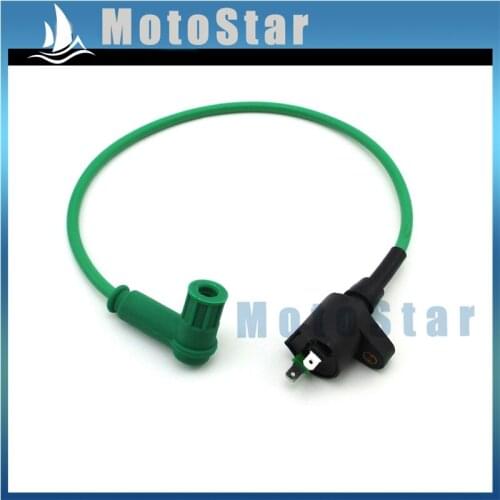 Racing Green Ignition Coil For Pit Dirt Bike 90cc 110cc 125cc 140 150cc 160cc SSR YCF GPX Pitsterpro DHZ Thumpstar CRF50 KLX110