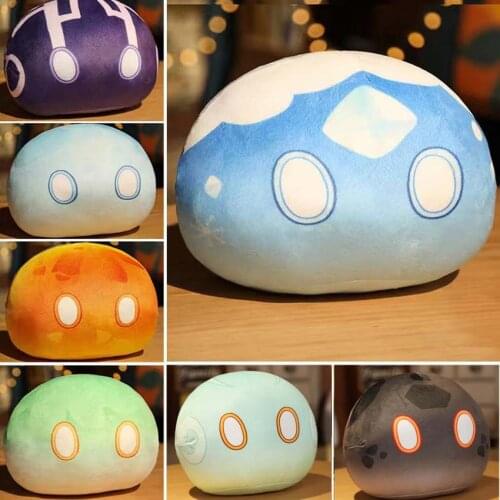 Game Genshin Impact Slime Theme Kawaii Plush Dolls Keli Dango Throw Handful Toys Cartoon Birthday Xmas Gift Toys