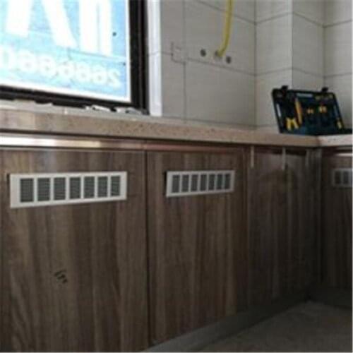 Aluminum Alloy Rectangular Air Vent Grille Ventilation Cover Closet Shoe Wardrobe Cabinet Mesh Hole Louver Vent Home Decor Cover