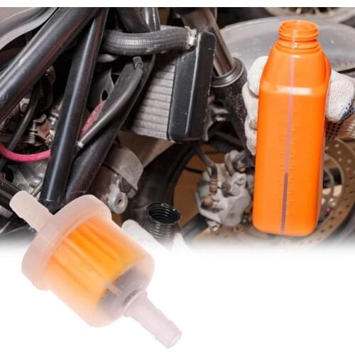 Lightweight Gas Fuel Filter Ecofriendly High Durability Plastic Fuel Filter Replacement Supplies Perfectly Fitful for Motorcycle