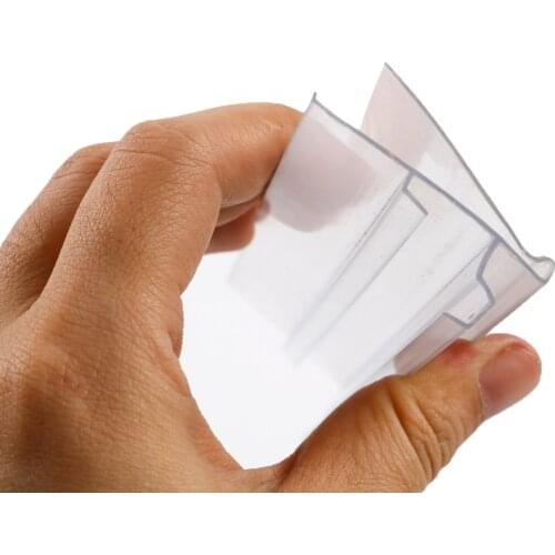 20cm Shelf Label Data Strip Clear Sign Holder Warehouse Price Data Strip for Supermarket