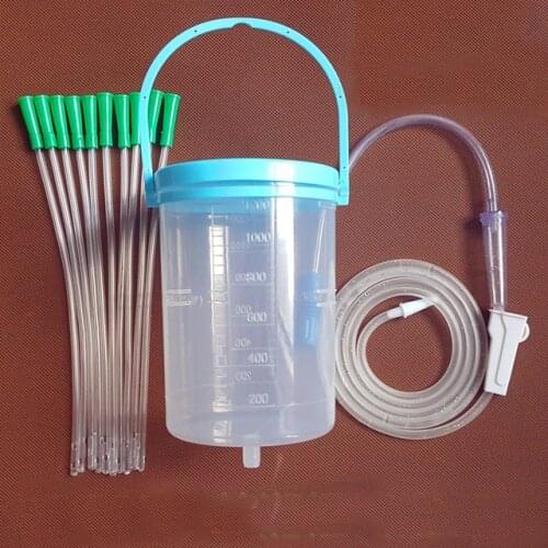 Massage Household enema bowel barrel enema bag device Gesen coffee intestine bowel hydrotherapy device with 10 tube