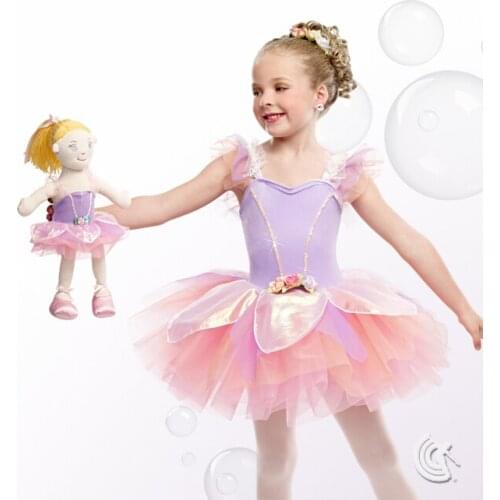 Girl New Ballet Dancing Dress Female Eugen Yarn Ballet Dance Dress Performance Wing Costumes Princess Performance Costume D-0442