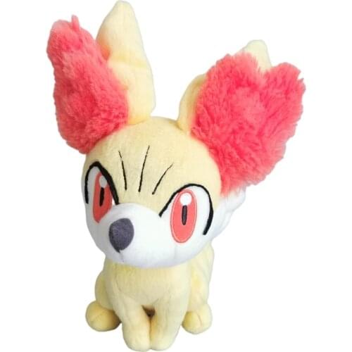 Original Pokemon Pikachu Series Fennekin Plush Toy Stuffed Dolls Kawai Kid Gift